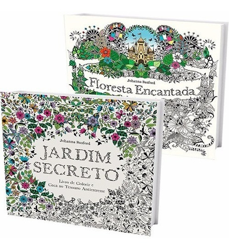 Floresta Encantada E Jardim Secreto  Johanna Basford