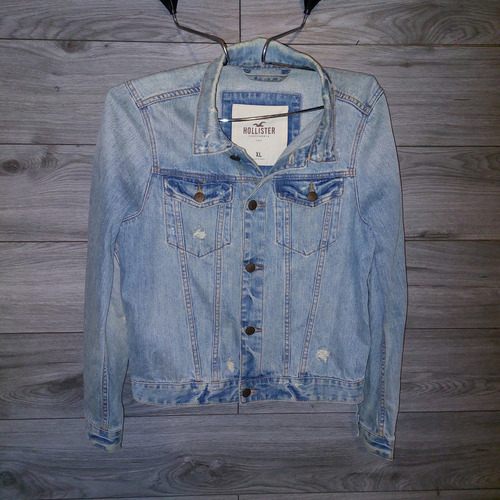 Hollister Mezclilla Vintage Xl Corte Justo Ideal L