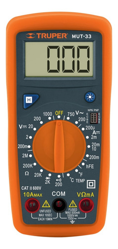 Multímetro Digital Junior 200v-750v Truper