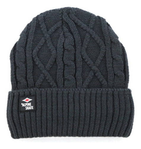 Gorro Corderito Polar Tejido Liso Hombre Mujer Invierno 