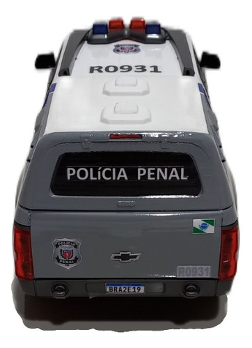 Miniatura Viatura Polícia Penal Do Paraná Branco