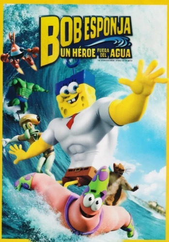 Dvd Bob Esponja: Un Héroe Fuera Del Agua - Película - Nuevo