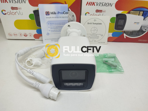 Nvr 16 Canais Hikvision + 16 Colorvu Ip Com Áudio + Hd 4t