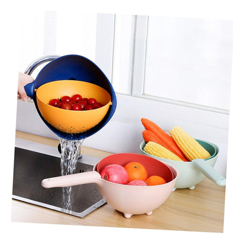 Arroz Colador Colador Acero Inoxidable Fruta Almacenamiento