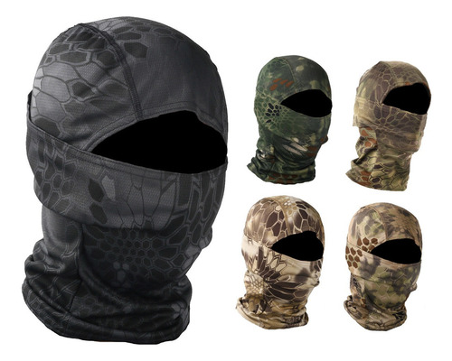 Pasamontañas Militar Balaclava Para Tactico Militar Policia Color Gris Oscuro