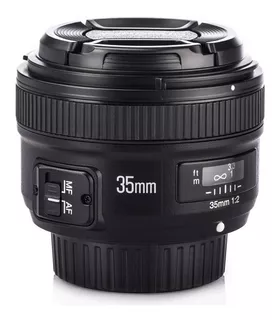Lente Yongnuo 35mm Yn35mm F2 Mf Af Objetivo Angular P/ Nikon