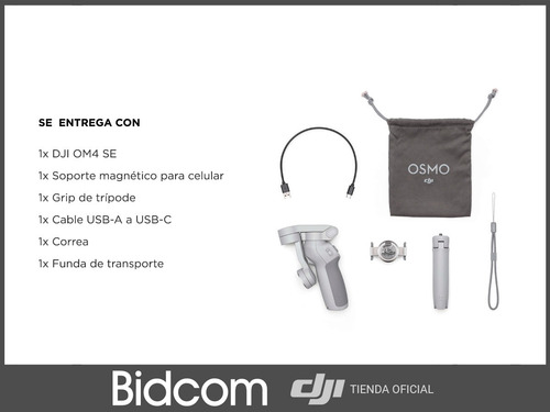 Imagen 8 de 10 de Estabilizador Gymbal Osmo Mobile Mobile 4 Se Tienda Oficial