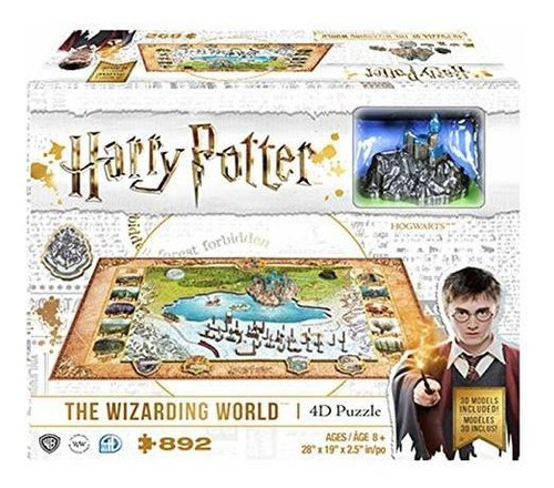 4d Paisaje Urbano Harry Potter Mundo Mágico Hogwarts Y Hogsm