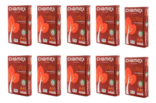 Papel A4 Sulfite Chamex 210x297 75g - Caixa Com 10 Resmas