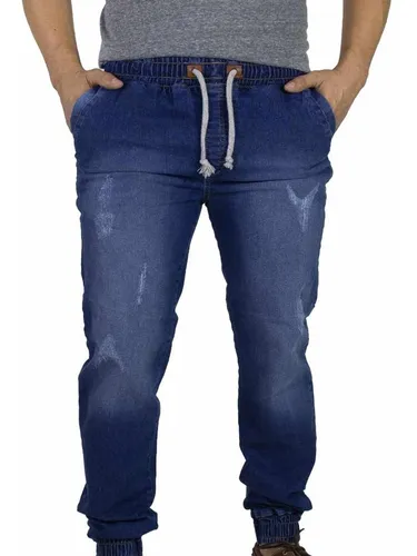 Pantalones con resorte abajo para hombre store