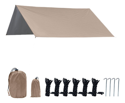 Lona De Acampada, Dosel De Acampada, Lona Para Hamaca Caqui