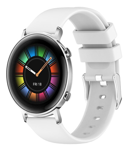 Correa De Reloj De Color Blanco Para Huawei Watch Gt2