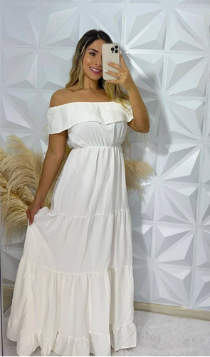 Vestido Strapless Largo