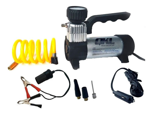 Mini Compresor Portatil Metalico 100psi Qkl Espiral Fasmotos