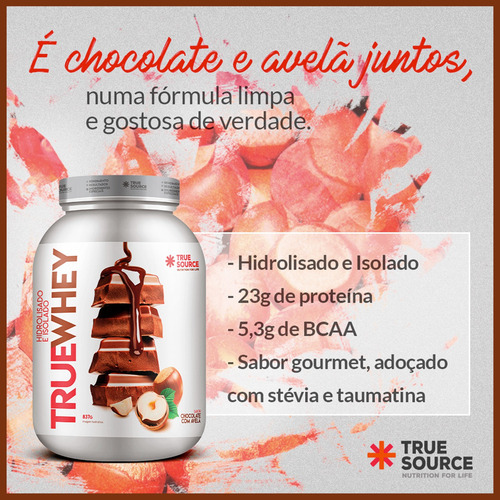 True Whey Proteína Isolada Hidrolisada Colágeno True Source