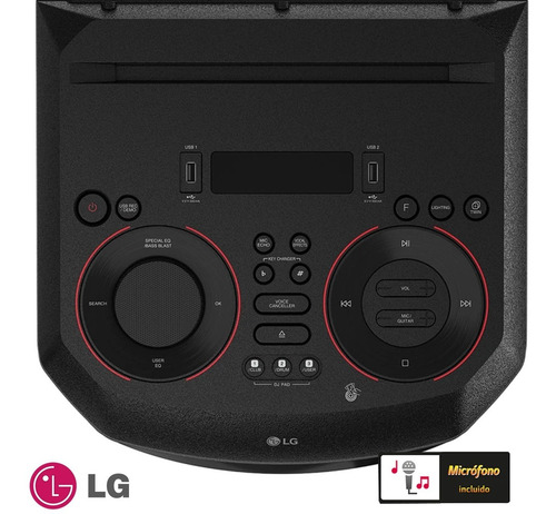Parlante Torre LG Xboom Rn7 Bluetooth Usb Micrófono Dj