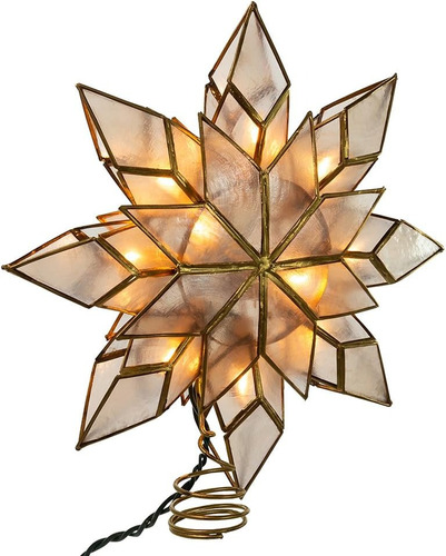 Estrella Kurt Adler Para Arbol De Navidad Con 10 Luces Trans