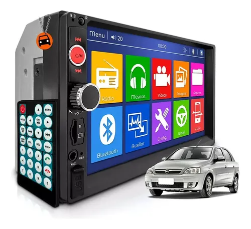Central Multimídia Corsa Wind Hatch Super Espelha Android Bt