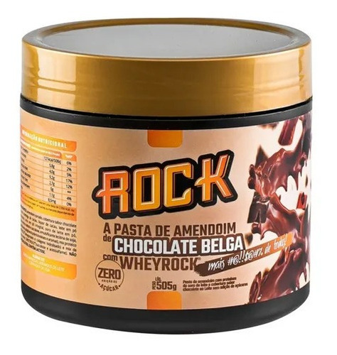 Pasta De Amendoim C/ Whey Protein 500g - Rock Peanut