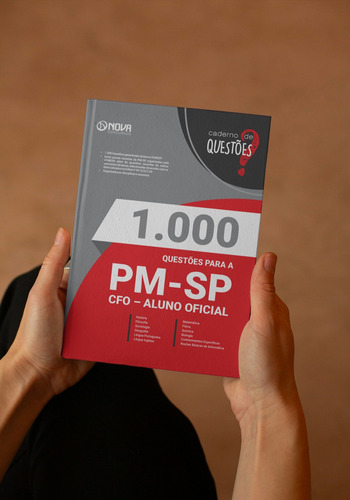 Apostila + Questões Completa Pm Sp 2024 - Aluno Oficial Cfo Polícia Militar De São Paulo - Editora Nova