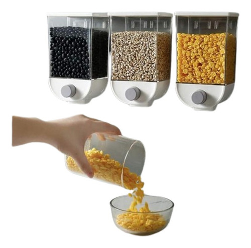 Dispensador De Cereal, Semillas, Alimentos Secos 1kg