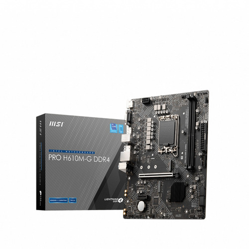 Tarjeta Madre Msi Pro H610m-g Ddr4 Lga 1700 12a Gen Hdmi