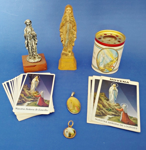Combo Virgen De Lourdes - Oferta Liquidación Santería /p