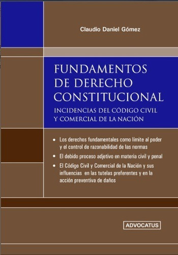 Fundamentos De Derecho Constitucional Gómez Advocatus