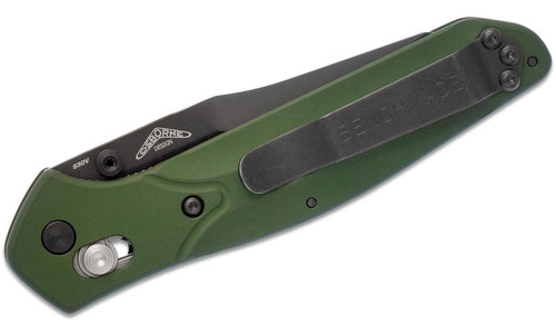 Canivete Benchmade Osborne 940 Green Scales Axis Lock