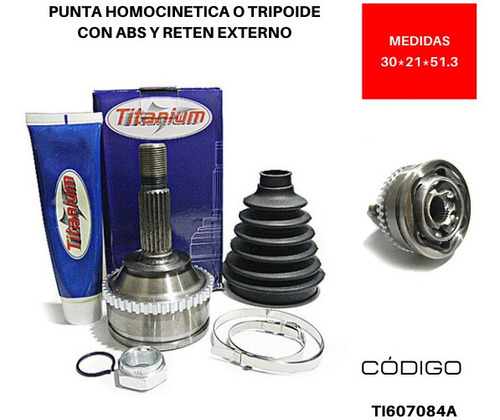 Punta Tripoide Renault Clio Ii Bb2 1.5 712 2003 2005