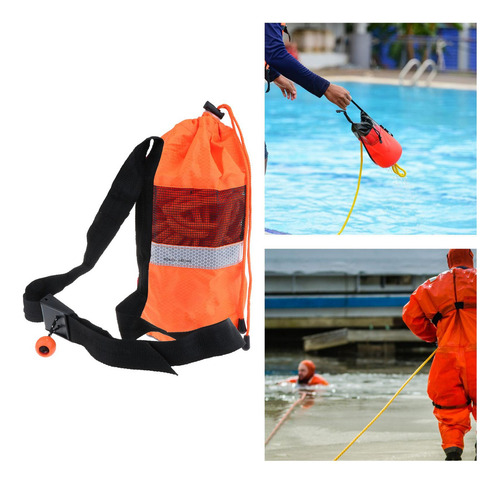 Bolsa De Lanzamiento De Cuerda Arrojable Con Cuerda De 21 M.