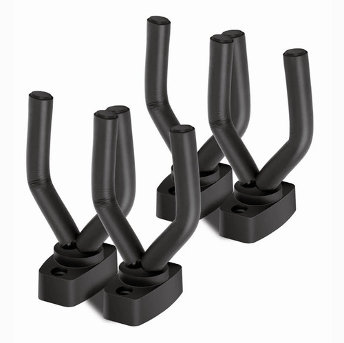 Imagen 1 de 8 de Soporte Colgador De Pared Para Guitarra Anticaída 4 Uds