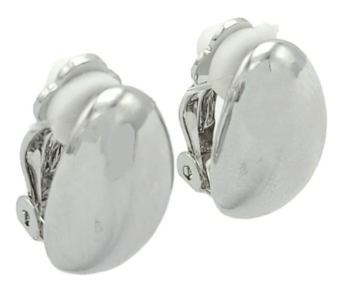 Aros Gota Espejo Plateada Sin Perforacion Earcuff Tendencia