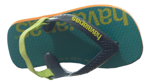 Imagen 6 de 9 de Ojotas Havaianas Baby Logomania Fc Para Bebe