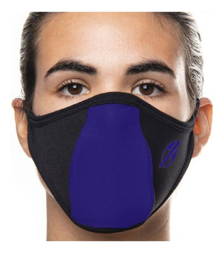 Mascara Facial Neoprene Dry Comfort Reutilizável Mormaii Cor Azul-turquesa