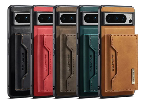 Funda Tipo Cartera De Lujo Para Google Pixel 8a 8 7 6 Pro Pi