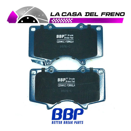 Pastilla Freno Del Toyota Land Cruiser Prado 3.0 2009-2015