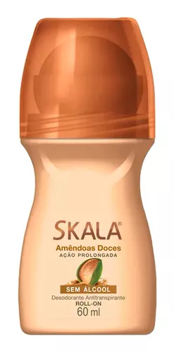 Desodorante Skala Roll-On Antitranspirante Amendoas Doces 60ml