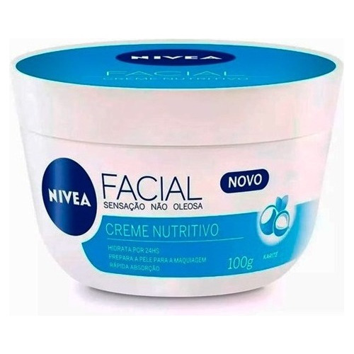 Creme Facial Nivea Cuidado Nutritivo 100g-1unidade