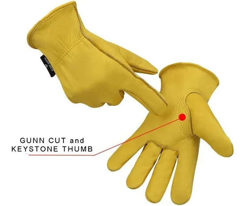 Marrón Boss Gloves 4068l Guantes De Cuero De Grano Premium Marrón Boss Gloves 4068l Guantes De Cuero De Grano Premium