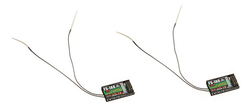 Receptor Fs-ia6 Control, 2 Unidades, I4 6 Remote Flysky