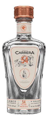 Pack De 4 Tequila Carrera Directo De Alambique 750 Ml