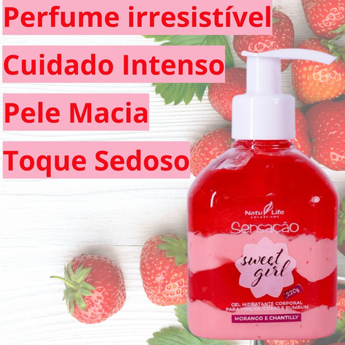 Hidratação Corporal Perfumada Óleo + Gel Hidratante Fragrância Suave