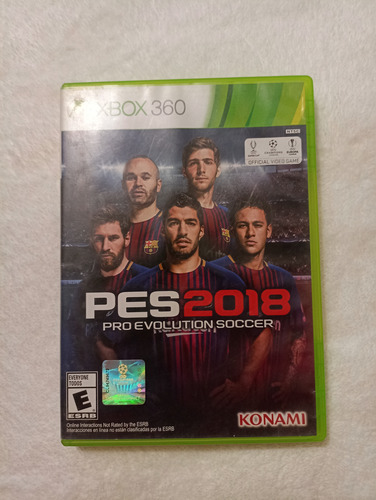 Pes 2018 Para Xbox 360 (Usado)
