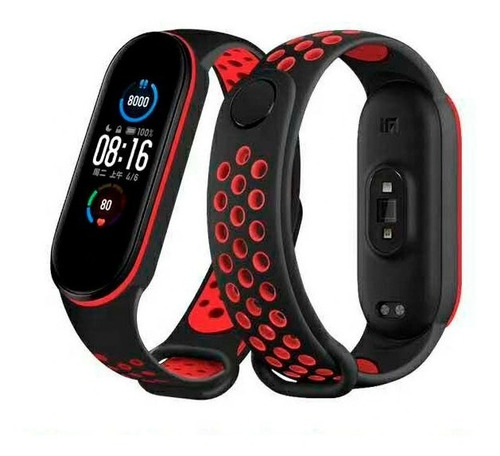 Imagen 2 de 5 de Malla Silicona Para Mi Band 3 Y 4 Deportiva