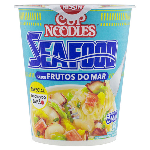 Macarrão Instantâneo Frutos do Mar Cup Noodles Copo 67g