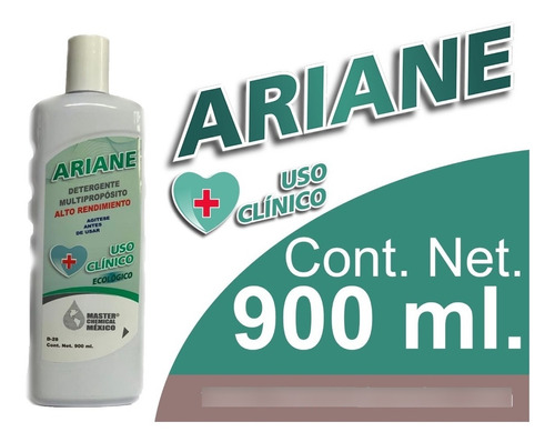 Detergente Ariane 900 Ml Caja De 24 Piezas