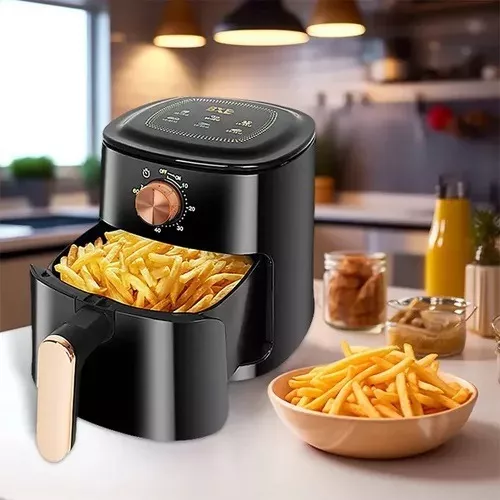 Freidora De Aire Electrica Air Fryer Sin Aceite 700w Color Blanco