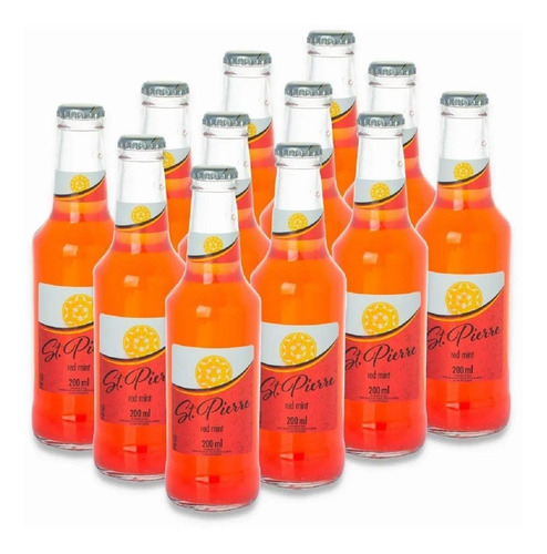 Imagem 1 de 3 de 12x Tônica Red Mint St Pierre Long Neck 200ml
