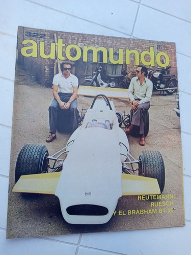 Revista Automundo N.322 Reutemann Ruesch Brabham Bt C/poster